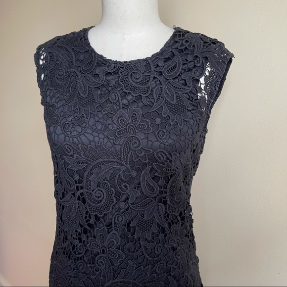 ZARA | Mini Lace Black Dress | Size M - Picture 2 of 9